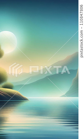 Lake and mountains at night wallpapers for I pad, Notebook cover, I phone, tab mobile high quality images 110847806