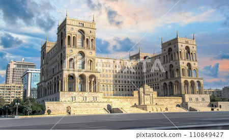 Azerbaijan House of Government and Council of Ministers of Azerbaijan, housing the country's political offices, located on Freedom Square in Baku Azerbaijan House of Government and Council of Ministers of Azerbaijan, housing the country's political offices, located on Freedom Square in Baku 110849427