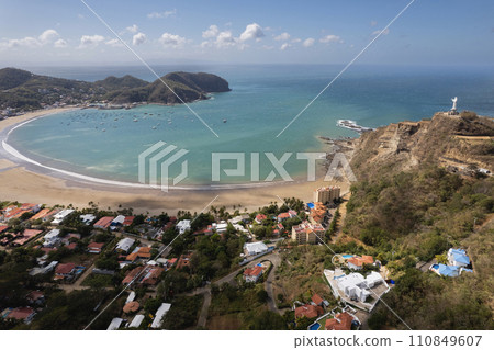 Lagoon in San Juan Del Sur town Lagoon in San Juan Del Sur town 110849607