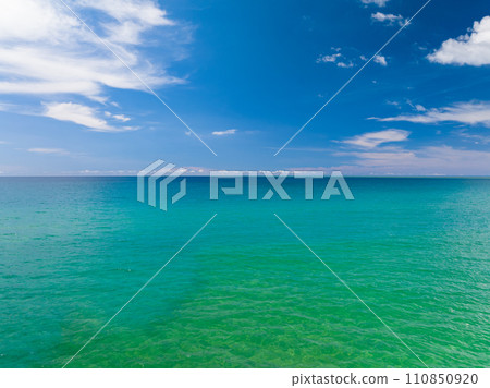 Aerial view sea surface water background,Nature ocean sea background 110850920