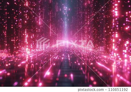 跨越資料海洋的資訊光路 數位時代的抽象藝術 AI 圖像 23 110851192