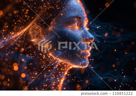 跨越資料海洋的資訊光路 數位時代的抽象藝術 AI 圖像 44 110851222