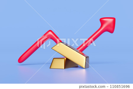 3D charts graph with arrow, analysis business financial data, Online marketing, business strategy minimal concept, 3d render illustration 3D charts graph with arrow, analysis business financial data, Online marketing, business strategy minimal concept, 3d render illustration 110851696