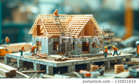 建造房子的木匠 建造房子的木匠 110851819