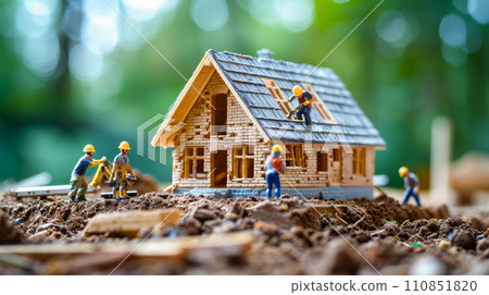 建造房子的木匠 建造房子的木匠 110851820