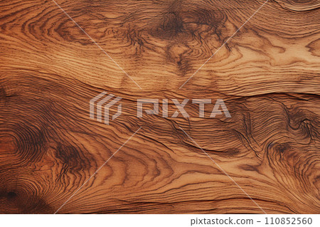 A board with a beautiful wood grain 110852560