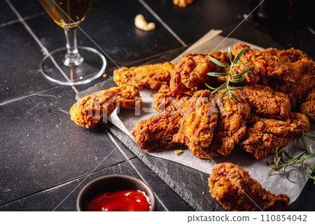 Buffalo style chicken wings Buffalo style chicken wings 110854042