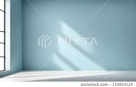 A light background with shadows on the wall for product presentations A light background with shadows on the wall for product presentations 110854124