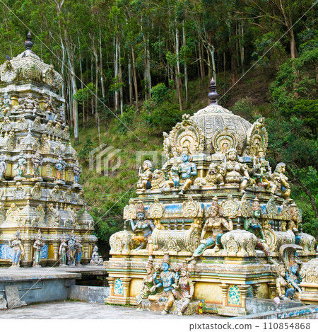 Facade of the Temple of the Monkey God. Facade of the Temple of the Monkey God. 110854868