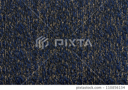 Blue and gold color textile texture 110856134