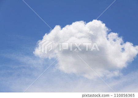 巴西聖保羅的夏日雲彩和藍天 110856365