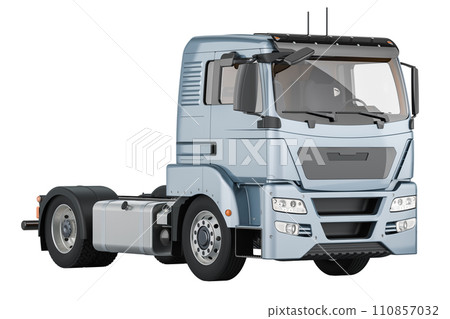 Tractor Unit, truck unit. 3D rendering Tractor Unit, truck unit. 3D rendering 110857032