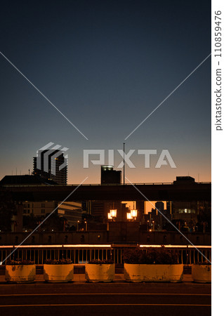 Night view of Higobashi Bridge Night view of Higobashi Bridge 110859476