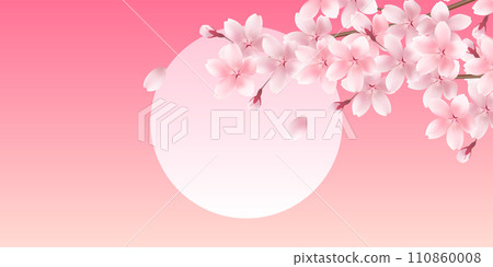 櫻花春天花瓣背景 110860008