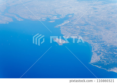 Chubu Centrair International Airport Centrair aerial view 110860321
