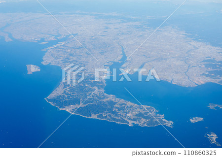 Chubu Centrair International Airport Centrair aerial view 110860325