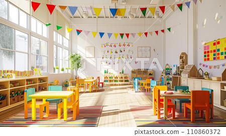 Kindergarten classroom image 01 110860372