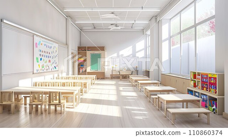幼兒園教室形象03 幼兒園教室形象03 110860374