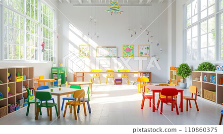 Kindergarten classroom image 05 110860375
