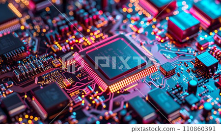 Semiconductor chip image 01 Semiconductor chip image 01 110860391