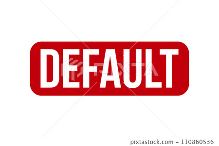 Default Rubber Stamp Seal Vector Default Rubber Stamp Seal Vector 110860536