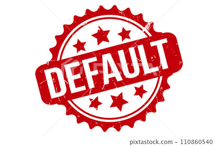 Default Rubber Stamp Seal Vector 110860540