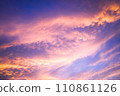Beautiful sunset sky 110861126