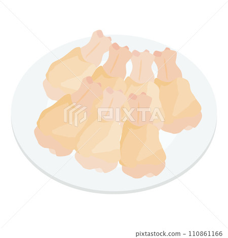Illustration of chicken wings Illustration of chicken wings 110861166