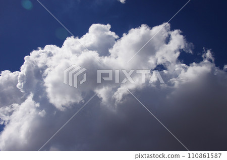 Summer clouds and blue sky in Sao Paulo Brazil Summer clouds and blue sky in Sao Paulo Brazil 110861587