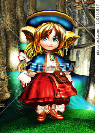 Kemo ear girl 110861957