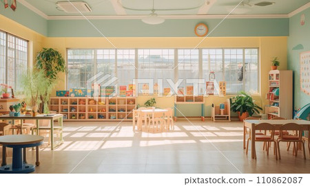 幼兒園教室形象03 幼兒園教室形象03 110862087