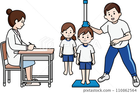 兒童和教師的身體測量 兒童和教師的身體測量 110862564