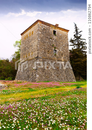 Medieval Venetian Tower at Butrint, Albania Medieval Venetian Tower at Butrint, Albania 110862794