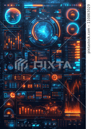 Illustration highlighting the concept of cloud storage. 110863029