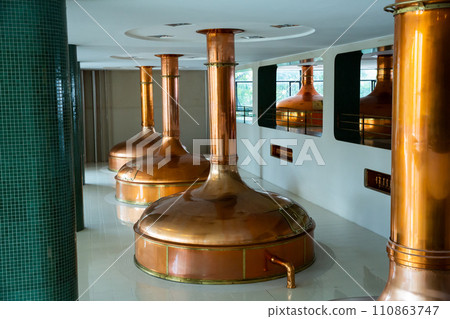 Beer brewing hall 110863747