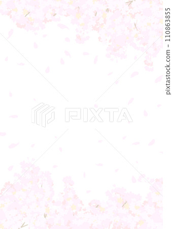 蓬鬆的櫻花 110863855