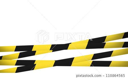 The do not cross line png image 3d rendering. 110864565