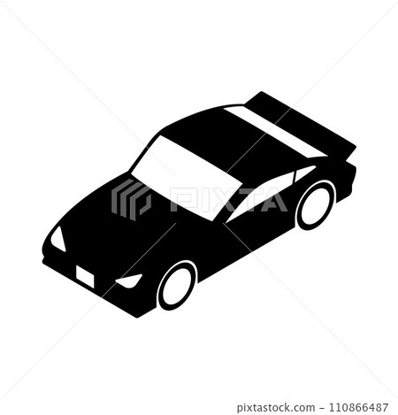 Sports car icon 110866487