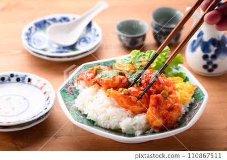 蝦辣椒碗 蝦辣椒碗 110867511