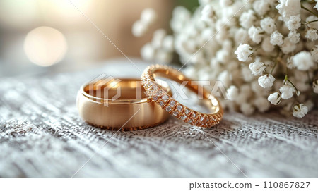 White background image inspired by a wedding 110867827