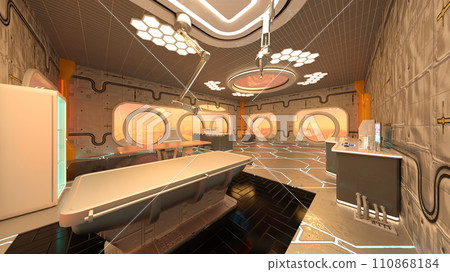 Inspection room in the spacecraft 110868184
