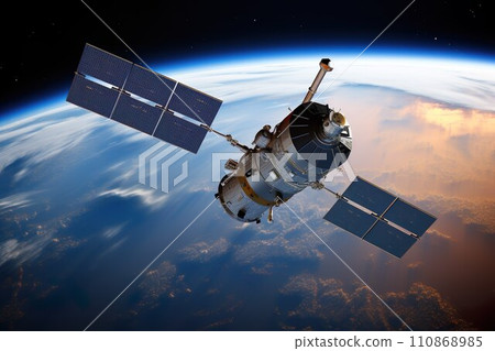 Artificial satellite image 01 Artificial satellite image 01 110868985