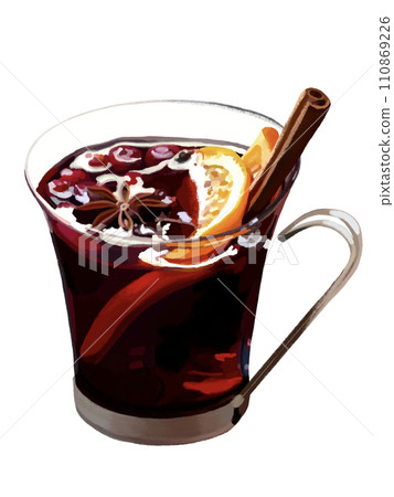 Mulled wine (no steam) 110869226