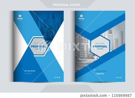 Business Proposal Catalog Cover Design Template Concepts 110869987