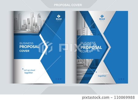 Business Proposal Catalog Cover Design Template Concepts 110869988