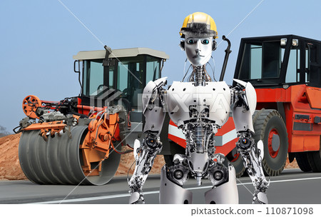 建築工地機器人、工地機器人、作業機器人、土木工程業務、機器人業務 110871098