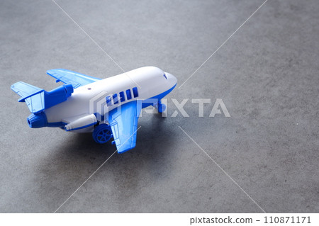 Image of travel with a toy airplane Image of travel with a toy airplane 110871171