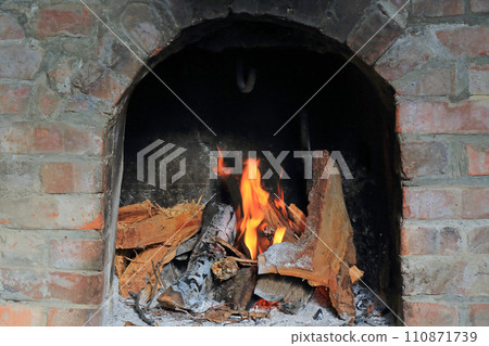 Fireplace fire Fireplace fire 110871739