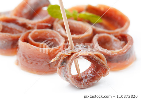 Anchovy is a typical product of Cantabria, in the north of Spain. Anchovy is a typical product of Cantabria, in the north of Spain. 110872826