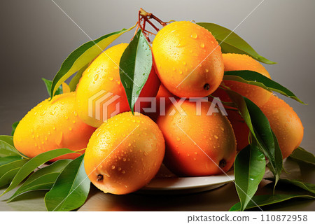 Fresh mango fruit close up Fresh mango fruit close up 110872958